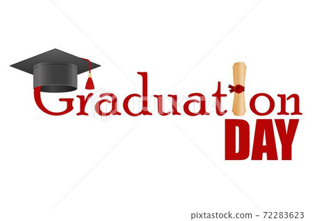 Graduation day vector illustration isolated on... - Stock Illustration  [72283623] - PIXTA