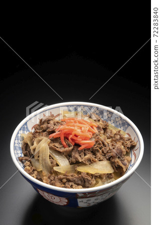 Gyudon black background Gyudon black background 72283840