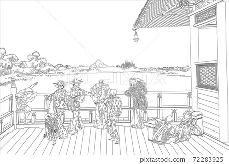 Katsushika Hokusai Image 500 Rakanji Sazaedo Line 72283925