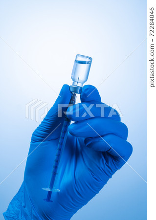 醫用注射流感冠狀病毒的圖像 72284046