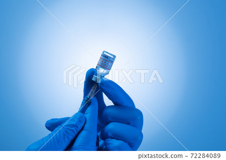 新的冠狀病毒疫苗圖像 72284089