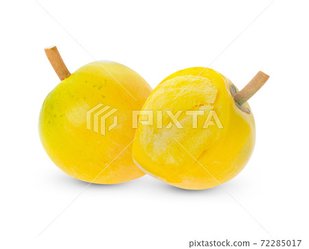 Pouteria Campechiana fruit isolated on white. 72285017