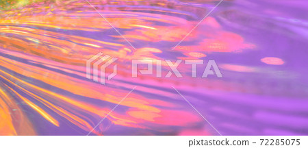 Abstract iridescent lilac yellow fluid reflections background Abstract iridescent lilac yellow fluid reflections background 72285075