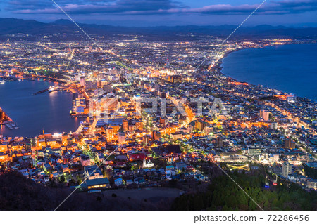 《Hokkaido》 Night view of Hakodate, Japan's three major night views 《Hokkaido》 Night view of Hakodate, Japan's three major night views 72286456