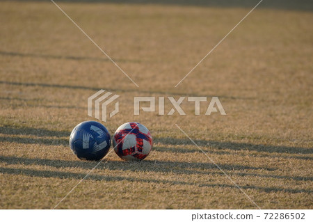 Soccer ball on the lawn Soccer ball on the lawn 72286502