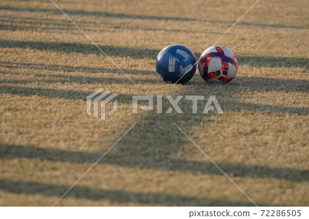 Soccer ball on the lawn Soccer ball on the lawn 72286505