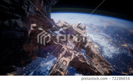 Highly Detailed Huge Spaceship Highly Detailed Huge Spaceship 72286658