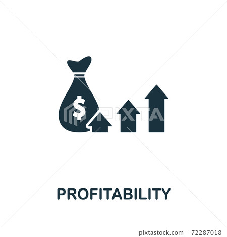 Profitability icon. Simple element from business administration icons collection. Creative Profitability icon ui, ux, apps, software and infographics Profitability icon. Simple element from business administration icons collection. Creative Profitability icon ui, ux, apps, software and infographics 72287018