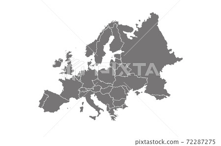 Europa map vector illustration Europa map vector illustration 72287275