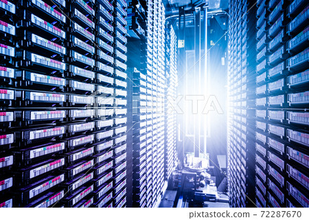 perspective view of data storage servers perspective view of data storage servers 72287670