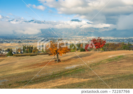 Azumino in late autumn [Azumino Ikeda Craft Park] 72287766