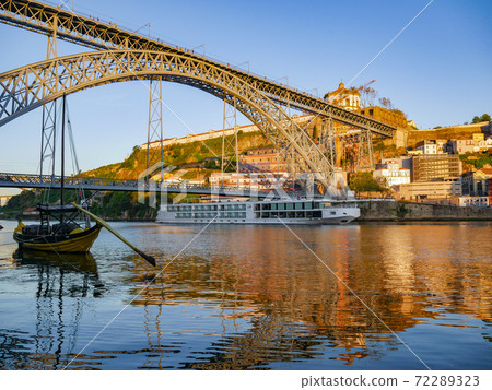 Ponte Luis bridge at sunset, Ponte Luis bridge at sunset, 72289323