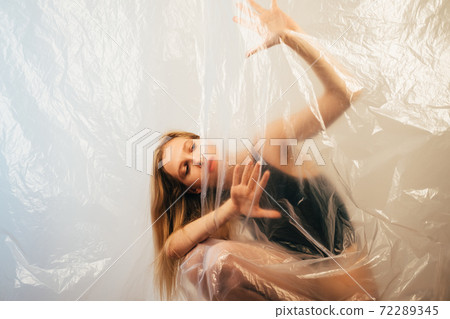 art portrait woman protection social isolation art portrait woman protection social isolation 72289345