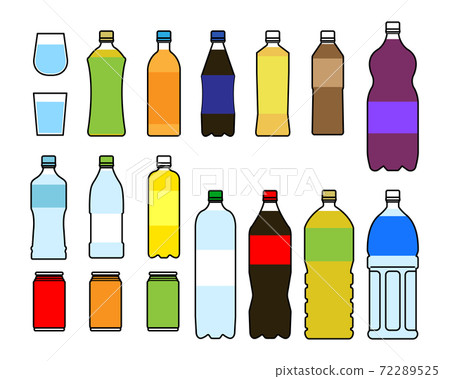 Beverage illustration set material 02 72289525