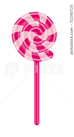 Christmas lollypop isolated on white background 72290725