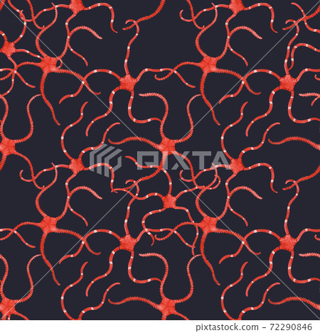 Beautiful vector seamless underwater pattern... - Stock Illustration ...