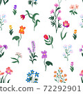 Seamless vector pattern in repeat.  72292901