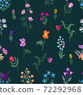 Seamless vector pattern in repeat. 72292968