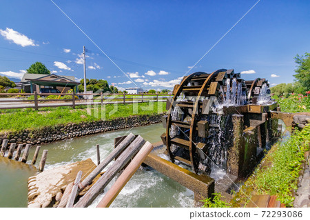 福岡縣朝倉市三島的雙水車（夏季） 72293086