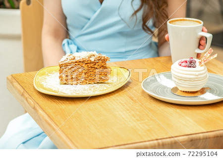Sweet different pieces of cake Sweet different pieces of cake 72295104