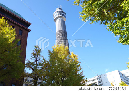 View of the tower looking up from Yokohama Yamashita Koen-dori View of the tower looking up from Yokohama Yamashita Koen-dori 72295484