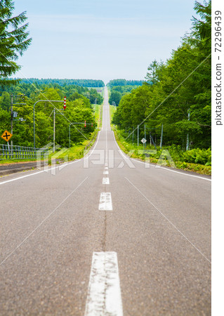 Long road view Long road view 72296439