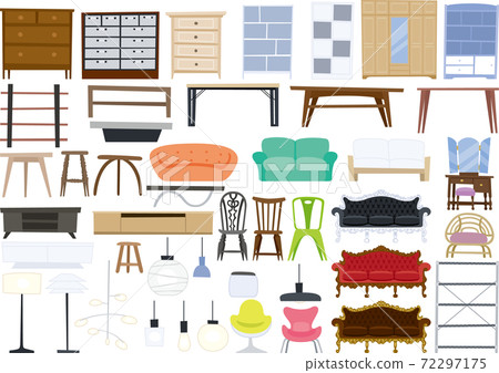 Interior item set furniture 72297175