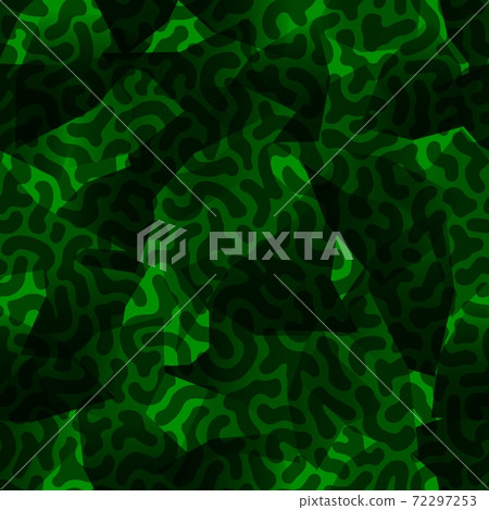 Texture of military futuristic camouflage seamless pattern vector illustration Texture of military futuristic camouflage seamless pattern vector illustration 72297253