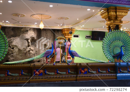 Batu Caves inside a limestone hill that has a series of caves and cave temples 72298274