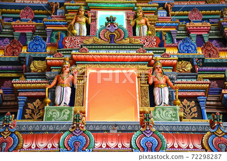 Batu Caves inside a limestone hill that has a series of caves and cave temples Batu Caves inside a limestone hill that has a series of caves and cave temples 72298287
