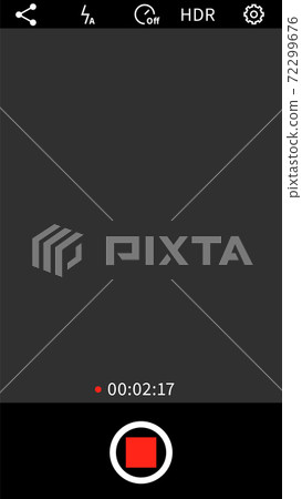 Mobile phone mobile application. Camera settings, recording video and photo app design, viewfinders on black phone, photography snapshot smartphone display, focus interface vector mockup Mobile phone mobile application. Camera settings, recording video and photo app design, viewfinders on black phone, photography snapshot smartphone display, focus interface vector mockup 72299676