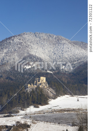 Likava ruins near Ruzomberok in Chocske mountains, Slovakia 72301122