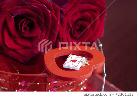 still life of Valentine's decoration 72301132