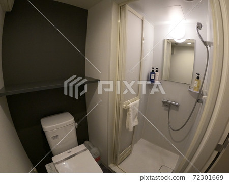 Hotel toilet and shower room 72301669
