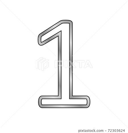 Gold number one symbol. - Stock Illustration [72303624] - PIXTA