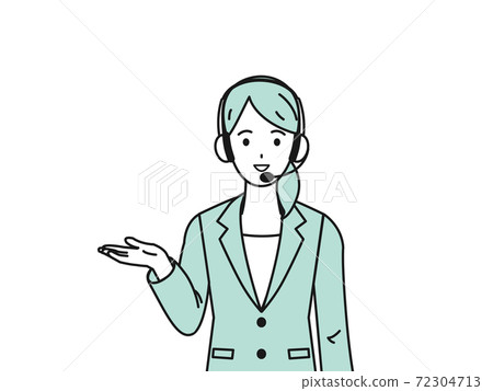 Telephone operator female guide, please 72304713