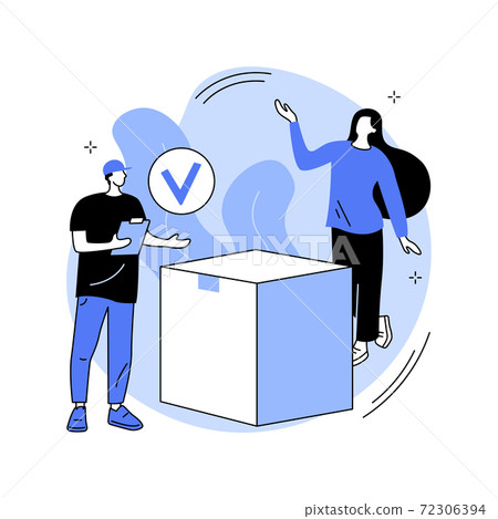 Order received abstract concept vector illustration. Order received abstract concept vector illustration. 72306394