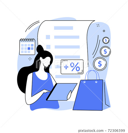Deferment of payment abstract concept vector illustration. Deferment of payment abstract concept vector illustration. 72306399