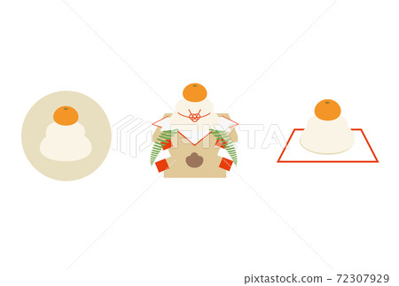 鏡子年糕圖標 鏡子年糕圖標 72307929