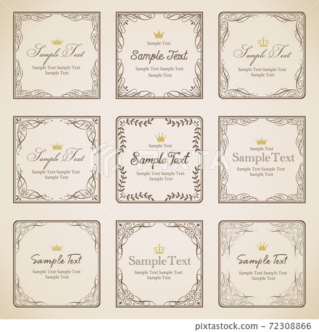 Elegant frame set 72308866