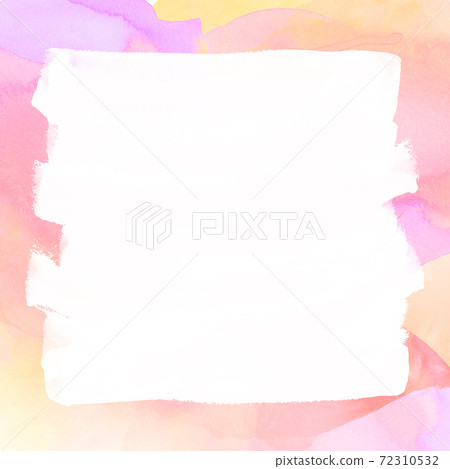 Light pink watercolor frame-there are multiple variations 72310532