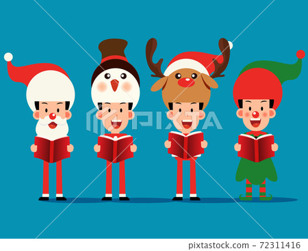Merry christmas. Character costume with... - Stock Illustration [72311416]  - PIXTA
