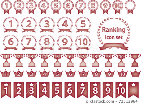 Stamp-like ranking icon Stamp-like ranking icon 72312964
