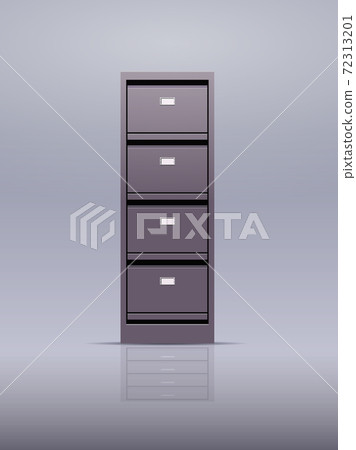 office wall of filing cabinet document data archive storage folders for files business administration concept 72313201