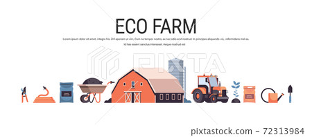 set garden and farm tools gardening equipment collection organic eco farming agriculture concept 72313984