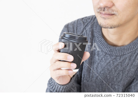 Man drinking coffee Man drinking coffee 72315040