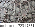 A scattered 10,000 yen note 72315231