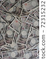 A scattered 10,000 yen note 72315232