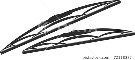 Illustration of a wiper for summer 72318382
