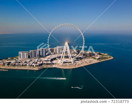 Ain Dubai ferris wheel on Bluewaters island in Dubai, UAE 72318773